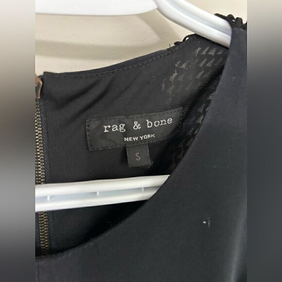 Rag & Bone Black Silk Sleeveless Blouse - Picture 2 of 6